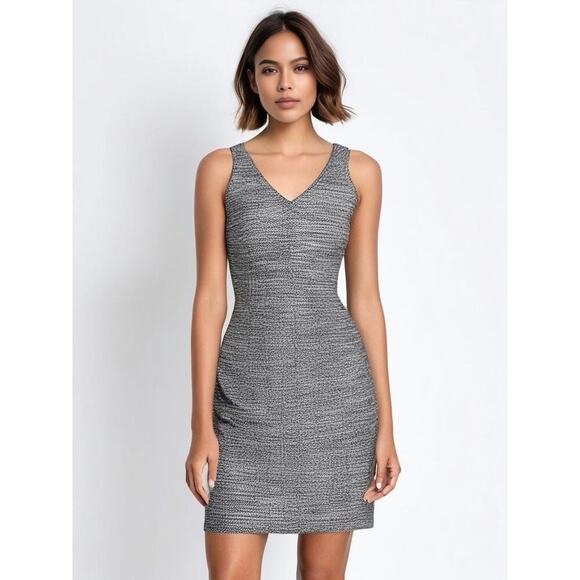 Banana‎ Republic Women's Tweed V-Neck Sheath Dress 0P Multicolor - Picture 1 of 6